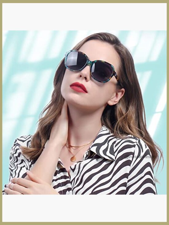 Acetate Oversized Square Polarized Sunglasses UV Protection Retro main image 7